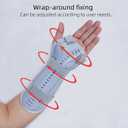 Wrist Fracture Splint,Wrist Brace,for Fractures,Sprains,Pain and Swelling,Arthritis,Tendonitis,Removable Splints for Adult(Left Hand)