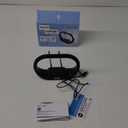 Philips Indoor TV Antenna Rabbit Ears for Local Channels, 15 Inch Extendable Dipoles, 4K 1080P VHF UHF, Tabletop Antenna, Digital HDTV Antenna, Smart TV, 4ft Coaxial Cable, Black, SDV7114A/27