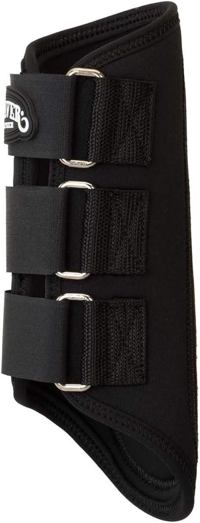 Weaver Leather Equestrian Splint Boots (Large, Black)