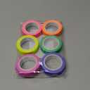 D-Xam 6-Pack Neon Gaffer Tape - 0.6 or 1 inch UV Blacklight Reactive Glow in The Dark Tape, Best for Parties, Dance Floors, Theaters & DIY Projects - 6 Vibrant Colors