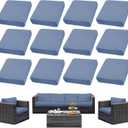 Outdoor Cushion Covers Set,12PCS Patio Furniture Couch Seat Slipcovers, Replacement for Sofa Sectional Chair(CoverOnly)