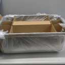 Sifting Stainless Steel Cat Litter Box for Clay & Pine Pellets