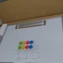 Dry Erase Calendar Whiteboard for Wall, 24" x 18" Magnetic Monthly White Board Calendar, Hanging Double-Sided White Board for Planning, Memo, School, Home, Office (Silver Frame)