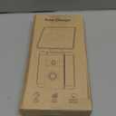 QIBOX Solar Charger Compatible with Ring Video Doorbell (2020 Release), Micro USB Port Only, Not for USB-C or 2-Prong Ports, 2.9W Waterproof Solar Panel for Continuous Power