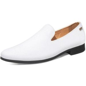 UUBARIS Mens Velvet Loafers Slip-on Dress Shoes Fashion Style Driving Shoes Classic Tuxedo Shoes Casual Oxford Shoes (11, White-West Velvet) UUBARIS Mens Velvet Loafers Slip-on Dress Shoes Fashion Style Driving Shoes Classic Tuxedo Shoes Casual Oxford Shoes (11, White-West Velvet)