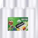 6 Pack 8"x20'(3Rolls) and11"x20' (3Rolls) Vacuum Sealer Bags Rolls with BPA Free and Heavy Duty, Commercial Grade Vacuum Seal Freezer Bags Rolls Compatible with Any Type Vacuum Sealer