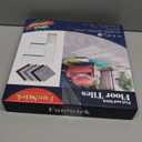 40 Pack Vinyl Flooring 12x12 Peel and Stick Floor Tile Waterproof, Self-Adhesive Sticky Tiles Flooring Floor Tile for Bathroom Kitchen Bedroom Living Room(Black) (11.8x11.8 inch)