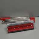 DSV Standard Window Squeegee, 2-in-1 Window Cleaner with 55" Extension Poles, Window Washing Kit, Glass Door Cleaner, Multi-Use Car Windshield Cleaning Tool with Long Handle for High Outdoor Windows