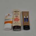 1.La Roche-Posay Anthelios Mineral Sunscreen SPF 50 Gentle Lotion 2.Sally Hansen Airbrush Legs®, Leg Makeup, Medium, 3.Hawaiian Tropic Sheer Touch Ultra Radiance Lotion Sunscreen SPF 30