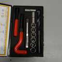 Helicoil Thread Repair Kit M14x1.5 Female Thread Repairing Accessory Assortment (15 Pcs) Thread Metric Inserts Repair Kits for Auto Repairing Hand Tool
