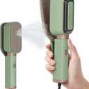 Handheld Press Steamer for Clothes, 3-in-1 Mini Travel Press Iron, 180 Rotatable, 1000W 15s Fast Heat-Up, Portable Garment Wrinkle Remover for Collars & Cuffs (120V Only)