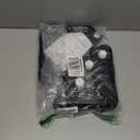 Sotfamily Plastic Shower Caddy Corner (For 90 Only), 4 Pack Adhesive Corner Shower Shelves for Bathroom Organizers and Storage, Black