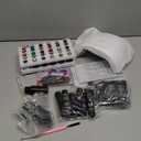 JEWHITENY 12 Colors Poly Gel Nail Kit 27 Colors Gel Nail Polish Kit With U V Light All In One Nail Art Starter Kit Suitable For All Seasons