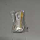 MECCANIXITY 10pcs 7 Inch Large Pull Bow Gift Wrapping Bows Ribbon Organza Cream White for Wedding Baskets Presents Christmas Party