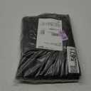 ROYAL Large Plastic Grocery Reusable T-shirts Carry-out Bag Plain Black 12 X 6 X 21 (1000ct, Black)