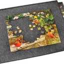 Bits and Pieces Lightweight Jigsaw Puzzle Board with Drawers, 30" x 23" - 3.5 Pounds Low Weight Felt Portable Puzzle Board - 4 Piece Sorting Trays - Standard 1000 Piece Size