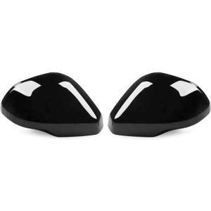 Gloss Black Side Rear View Mirror Cover Cap Fit for H0NDA CRV 2023-2025 Passenger + Driver side