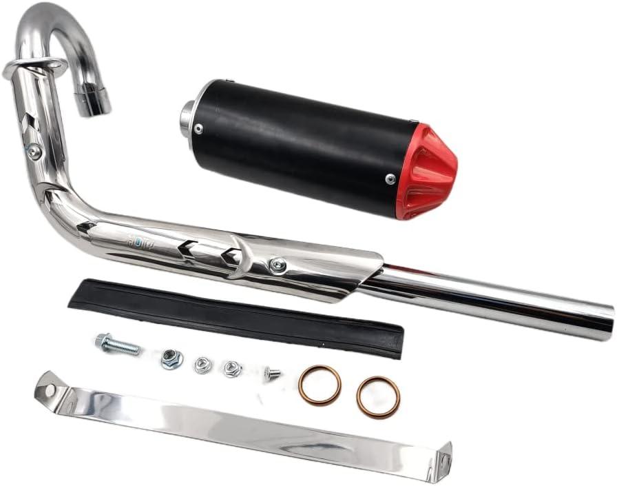 RED 28mm Exhaust Muffler Fit SSR SDG CRF XR TTR 50cc 70cc 90cc Pit Dirt Bike