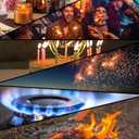 2 x Magic Dual Flame Tiger Lighter, Butane Refillable Torch Lighter Double Flame Tiger Lighter Switchable Windproof Jet & Soft Fire Cool Lighter Creative Gift for Men (Black, Without Gas)