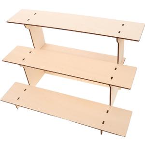 Tiered Jewelry Display Stand Portable Organizer for Earrings Necklaces Rings Elegant Aesthetic for Retail Home Use Travel Friendly Jewelry Rack