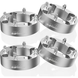 GAsupply 4156 ATV Wheel Spacers 3/8"-24 Studs, 2 inch 50mm 4 Lug Wheel Spacer Adapters 131mm Hub Bore, 4 Pcs