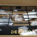 DEXSO 51" x 36" Universal Roof Rack Basket, 200 Lbs Capacity Rooftop Cargo Carrier Basket, Heavy Duty Luggage Holder Rack for SUVs, Trucks, Vehicles