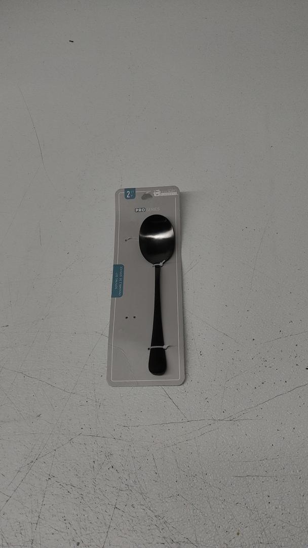 PRO SERIES MATTE BLACK SERVING SET 2CT