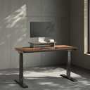 Amesoba Desk Stand Mini (Dark Walnut, Mini)