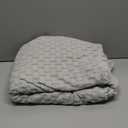 vctops 4 Pieces Jacquard Plush Recliner Slipcovers Stretch Soft Sofa Couch Cover Anti-Slip Solid Color Furniture Protector with Elastic Bottom for Kids Cats Dogs (Light Grey,1 Seat)