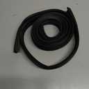 Nuanchu 2 Pcs Hardware U Shaped Rubber Door Bottom Sweep Weather Stripping Seal for Exterior/Front Doors Weatherproof & Noise Reducing Includes Rubber Door Seal Bottom Only (36 Inch,Black)