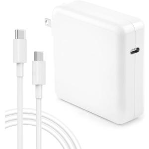 MacBook Pro Charger for MacBook Air USB C Laptop Charger for Mac Book 13/14/15/16 inch, 2024/2023/2022/2021/2020, M1/M2/M3 Computer, 96W Chargers Block for USBC Device, Included Type C Cable