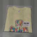 Toddler Boys Easter Shirt for Girls Kids Easter T-Shirts Tops Funny Bunny Graphic Tee Short Sleeve 2-8 Years (Yellow)