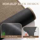 chakme Bathroom Rugs Mat 24x17, Ultra Thin Non Slip Bath Mat Small Quick Dry Absorbent Bath Mat for Bathroom Floor, (Dark Beige, 24"x17")