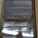 STORi Chloe Space-Saving Clear Drawer Organizer (4 Wide Drawers) Sort Office, Kitchen, Beauty Supplies, Makeup, Pens, Jewelry, Stationary, Made in USA