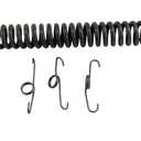 Replacement 1X Drive Shaft Spring 932-3016 732-3016 IH-376281-R1 and 3X Driving Disc Spring 732-3018 932-3018 IH-387465-R1 Fits M IH Cu-Ca 800 104 106 108 1200 1250 126 128 70 71 72 1650 Model
