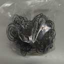 TecUnite 24 Pieces 3.35 Inch Table Number Holder Place Card Photo Holder Picture Name Menu Clips Memo Cards Stand for Wedding Reception Anniversary Birthday Party Centerpieces (Black)