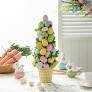 Glitzhome Easter Eggs Table Tree Decor for Spring Easter Party Supplies Props, 16" H