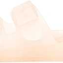FUNKYMONKEY Women's Comfort Slides with Arch Support, Non-Slip Lightweight Foam Slip-on Flat Beach Sandals with Adjustable Buckle for Vacation & Everyday Wear (Pink)