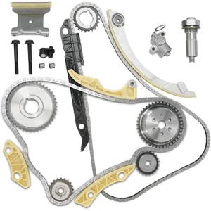 94201S Engine Timing Chain Kit for Chevy Cobalt Captiva Equinox Malibu HHR, Buick LaCrosse Regal Verano, GMC Terrain SAAB Pontiac Saturn 2.0 2.2 2.4L Ecotec Replace 9-4201S 9-4201SX