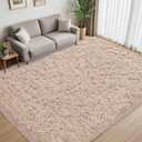 8x10 Area Rug for Living Room:Ultra Soft Fluffy Shag Beige Rugs,Large Fuzzy Plush Indoor Non Slip Carpet Washable Rug for Bedroom Kids Nursery Office Dorm Modern Decor(Beige 8'x10')