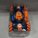 Gesture Sensing RC Stunt Car - Boys Girls Toys Age 6-8-12, 4WD Hand Controlled Remote Control Twist Car with Light & Music,Cool Birthday presents and Ideas Gifts for Kids Age 6 7 8 9 10 11 12 YearsOld (Blue Orange)