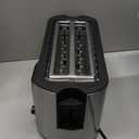 Elite Gourmet ECT-3100 4-Slice Long Slot Toaster | Extra Wide Slots for Bagels, Sourdough & Texas Toast | 6 Browning Settings | Reheat, Defrost & Cancel | Built-In Warming Rack | Stainless Steel