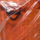 ICEFANG Tactical Dog Harness, Large Size,2X Metal Buckle,Working Dog MOLLE Vest with Handle,No Pulling Front Leash Clip,Hook and Loop Panel (Orange,L (Pack of 1))