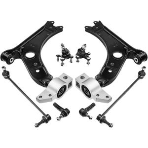 Lower Control Arm Ball Joint Sway Bar Link Outer Tie Rod End Compatible with Volkswagen & Audi - 2006-2016 - Jetta, Golf, GTI, Rabbit, R32, Eos, A3, A3 Quattro