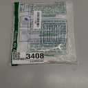 Funmit 6" Louvered Vent Cover Stops Birds Nesting for Outside Dryer Exhaust Air Vent Cover with Screws for Easy Installation (White)