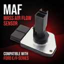 MAF Mass Air Flow Sensor YC2F-12B579-BA Compatible with Ford E-150 E-250 E-350 E-450 E-550 Excursion Explorer F-250 F-350 F-450 F-550 Super Duty F53 Grand Marquis Mustang Replaces 1L2Z12B579AAA