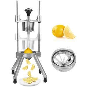 Commercial Easy Wedger 8 Wedger Fruit Lime Slicer Cutter Stainless Steel Blade Commercial Vegetable Chopper Dicer Lemon Cutter for Home Bar Restaurant Lemons Limes Tomatoe Potatoe
