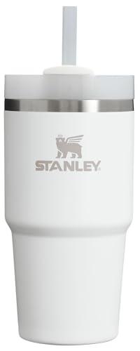 Stanley Quencher H2.0 Tumbler with Straw 20 oz | Flowstate 3-Position Lid | Cup Holder Compatible for Travel | Insulated Stainless Steel Cup | BPA-Free | Frost