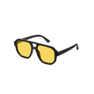livho Trendy Polarized Square Aviator Sunglasses Women Men Square Eyewear Frame, Retro Sun Glasses for Women Men 2025 Shades