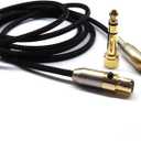 NewFantasia Replacement Audio Upgrade Cable Compatible with AKG K240, K240S, K240MK II, Q701, K702, K141, K171, K181, K271s, K271 MKII, M220, Pioneer HDJ-2000 Headphones 1.2meters/4feet